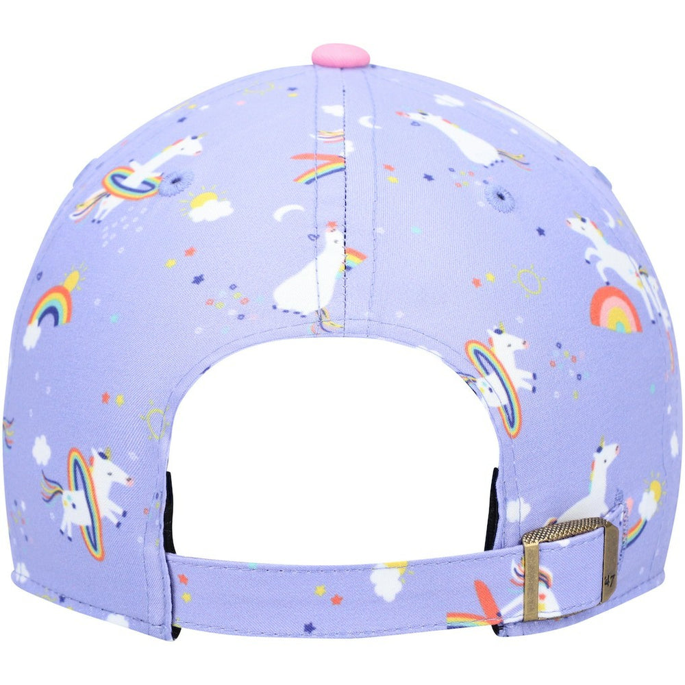 Buffalo Bills '47 Girls Preschool Unicorn Clean Up Adjustable Hat Purple - 47 brand