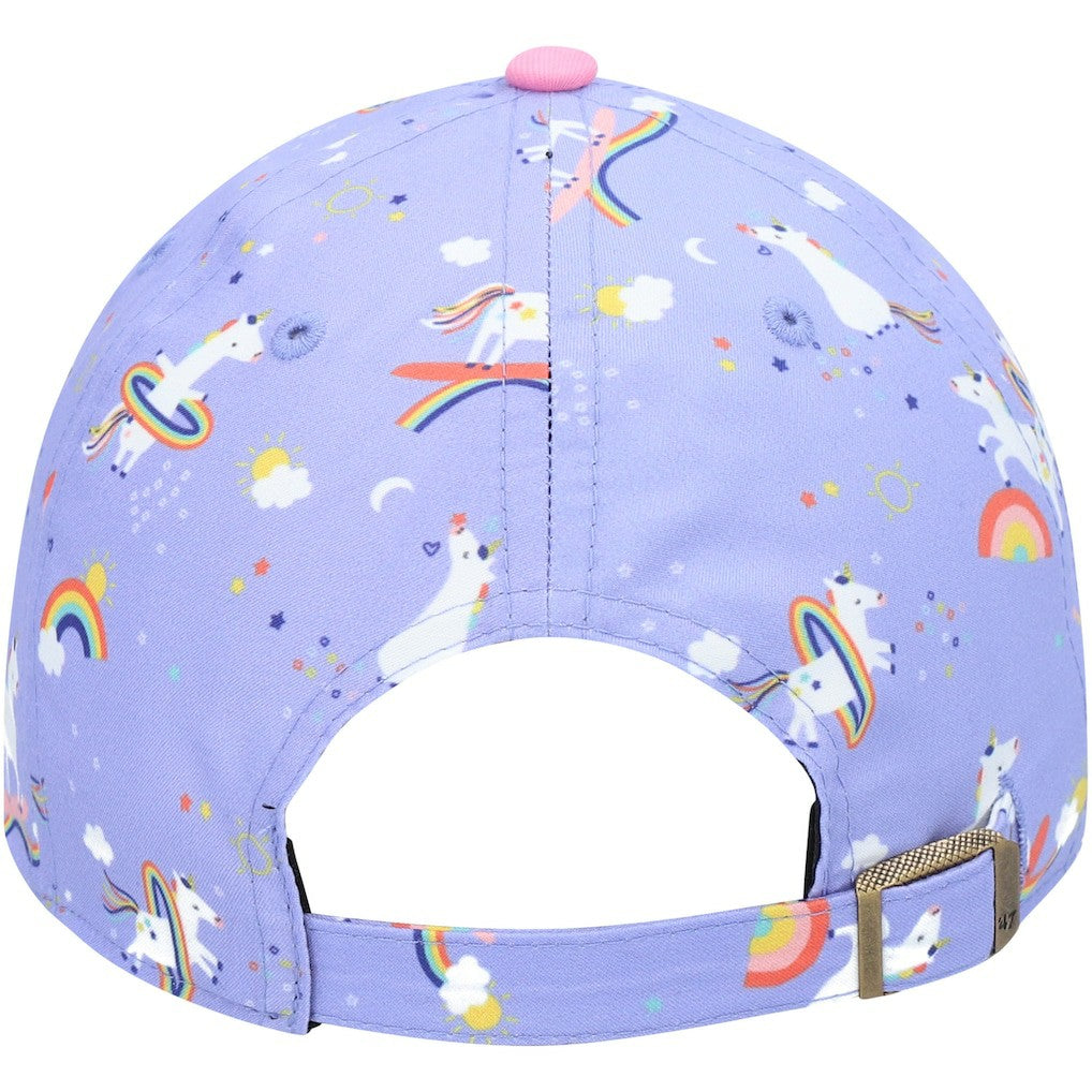Kansas City Chiefs '47 Girls Preschool Unicorn Clean Up Adjustable Hat Purple - 47 brand