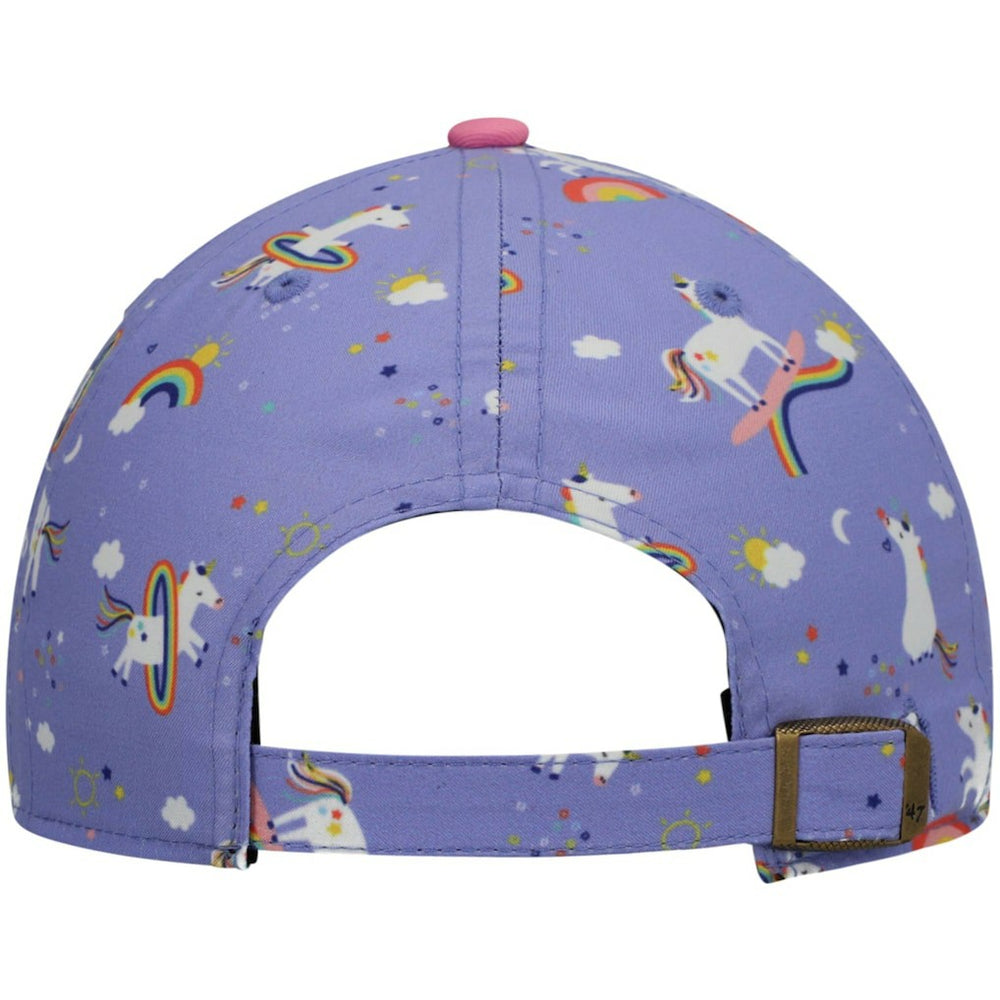 Miami Dolphins '47 Girls Preschool Unicorn Clean Up Adjustable Hat Purple - 47 brand