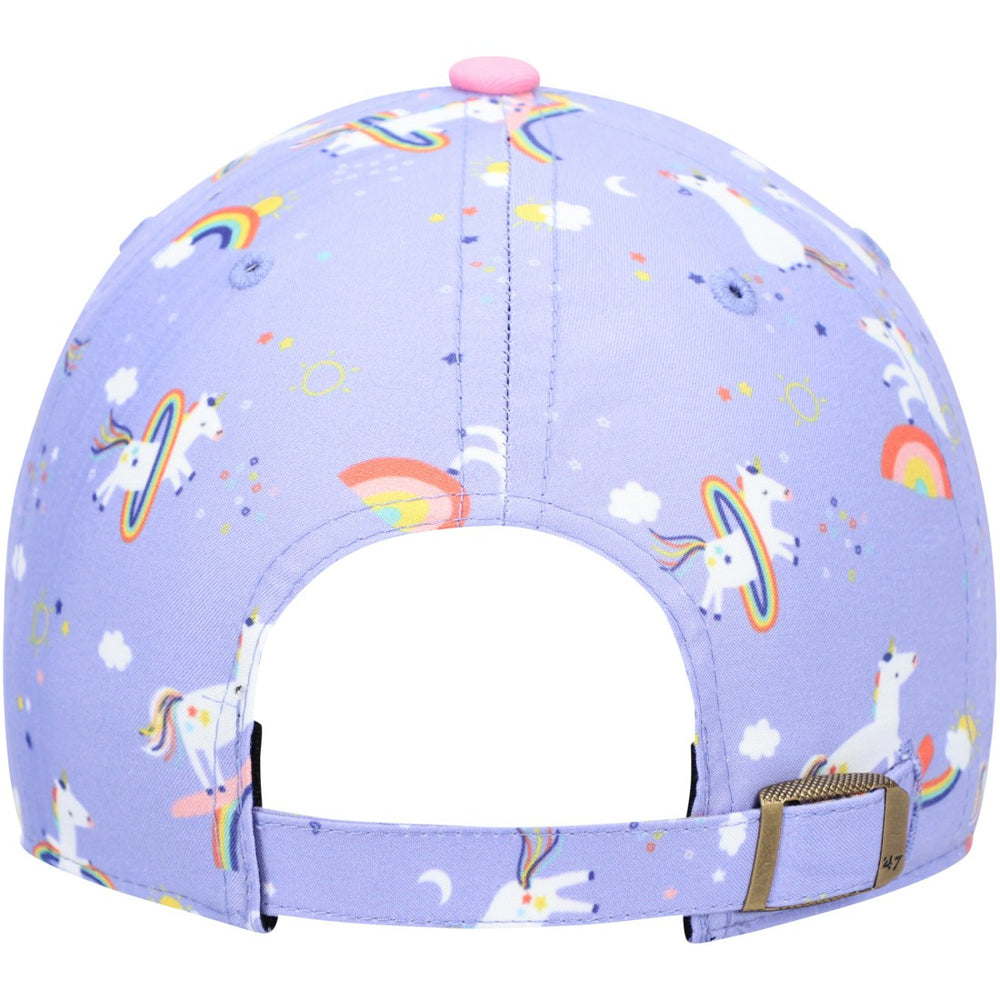 Green Bay Packers '47 Girls Preschool Unicorn Clean Up Adjustable Hat Purple - 47 brand