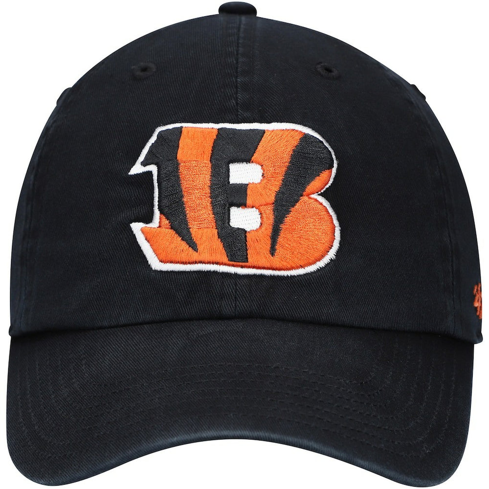 Cincinnati Bengals '47 Youth Logo Clean Up Adjustable Hat Black - 47 brand