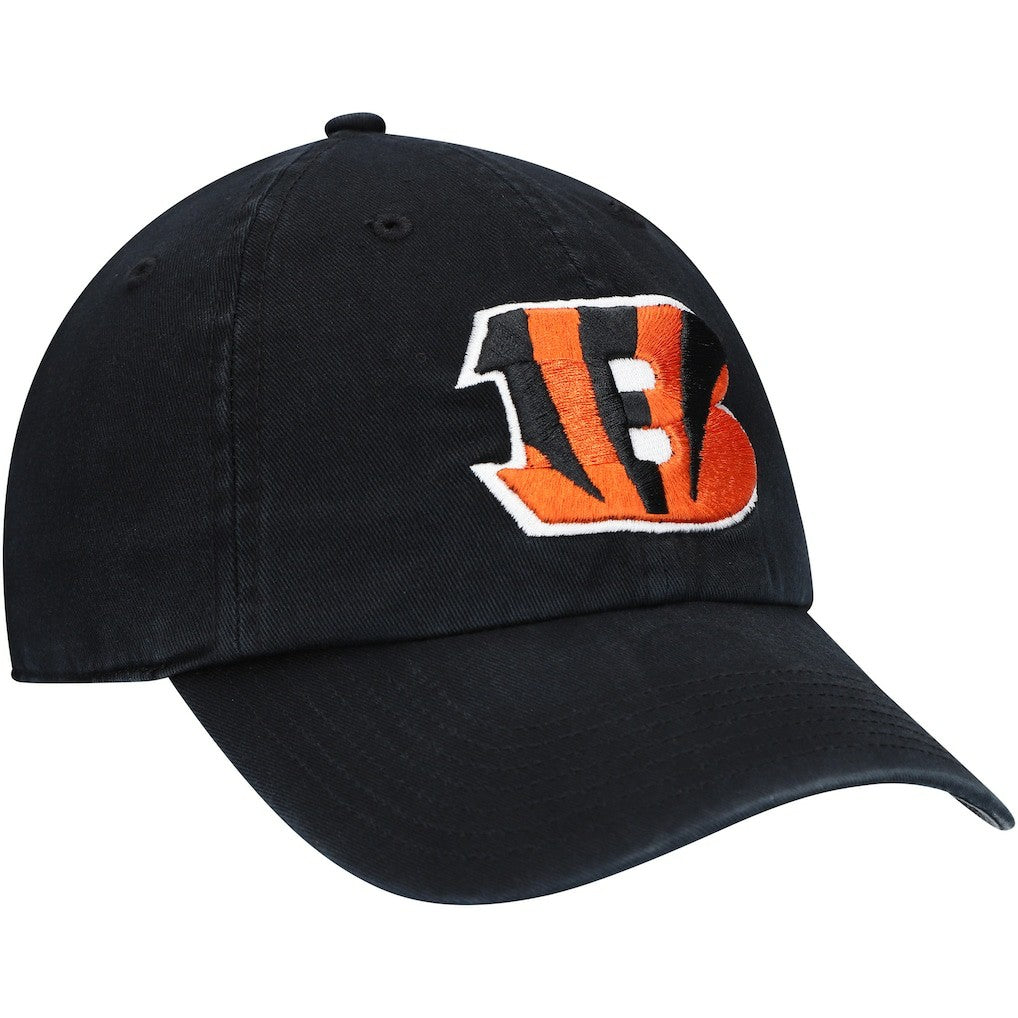 Cincinnati Bengals '47 Youth Logo Clean Up Adjustable Hat Black - 47 brand