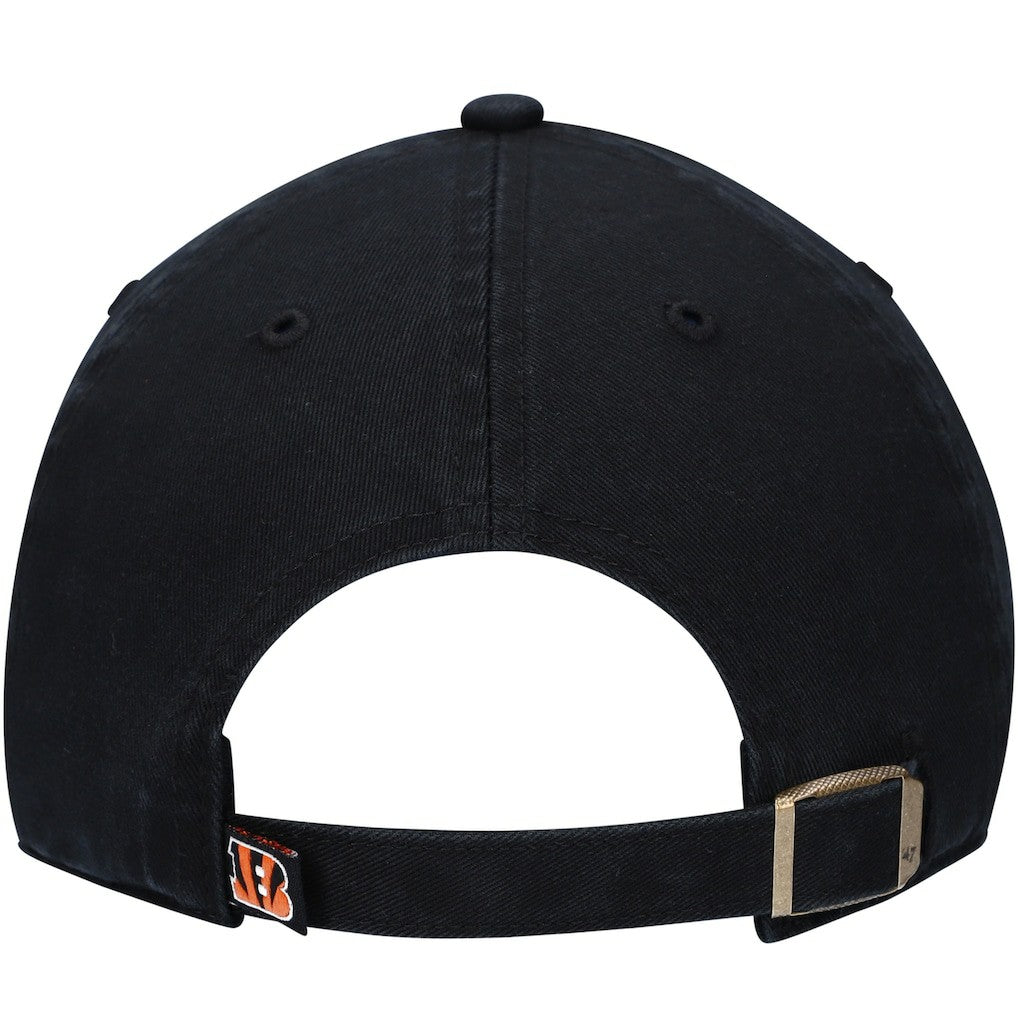Cincinnati Bengals '47 Youth Logo Clean Up Adjustable Hat Black - 47 brand
