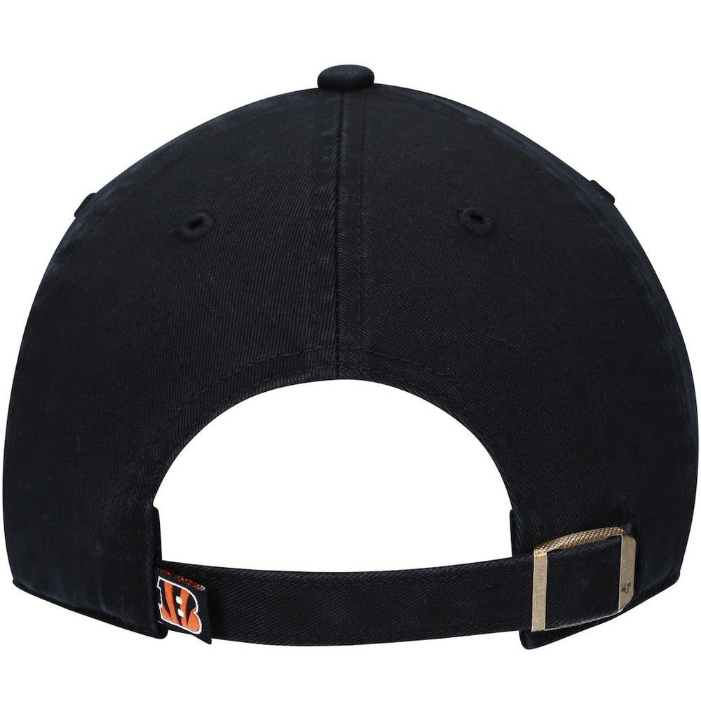 Cincinnati Bengals '47 Youth Logo Clean Up Adjustable Hat Black - 47 brand