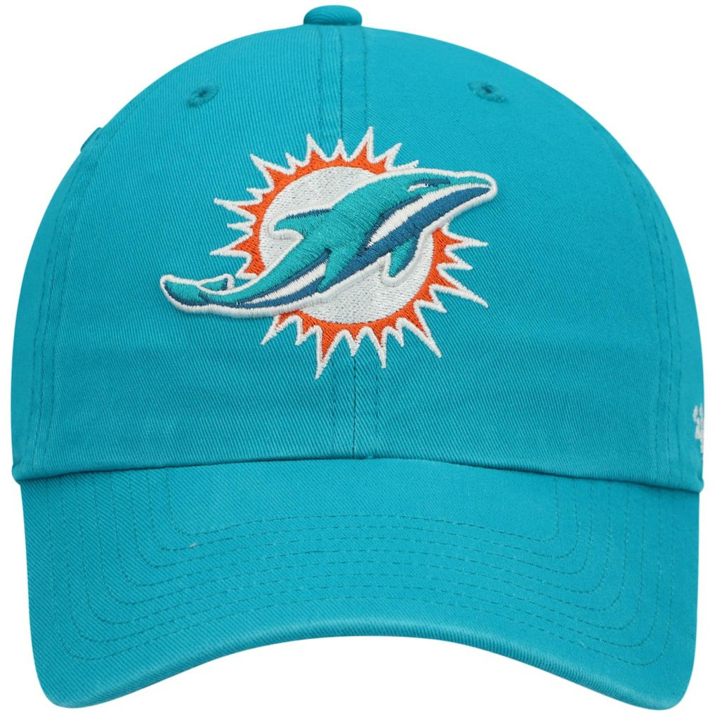 Miami Dolphins '47 Youth Logo Clean Up Adjustable Hat Aqua - 47 brand