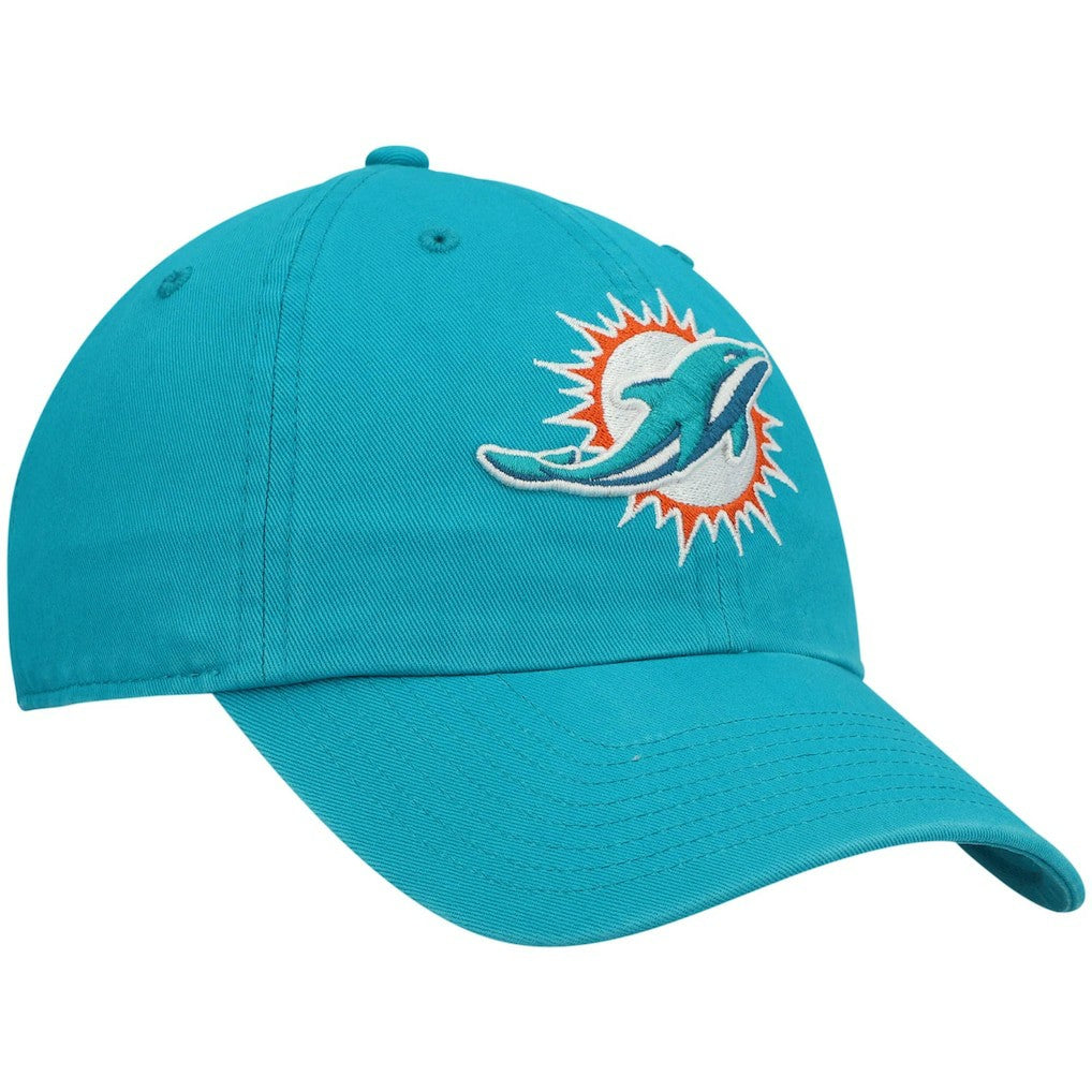 Miami Dolphins '47 Youth Logo Clean Up Adjustable Hat Aqua - 47 brand