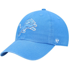 Detroit Lions '47 Youth Logo Clean Up Adjustable Hat Blue - 47 brand