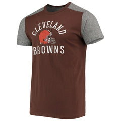 Cleveland Browns Majestic Threads Field Goal Slub T-Shirt Brown/Gray - NFL