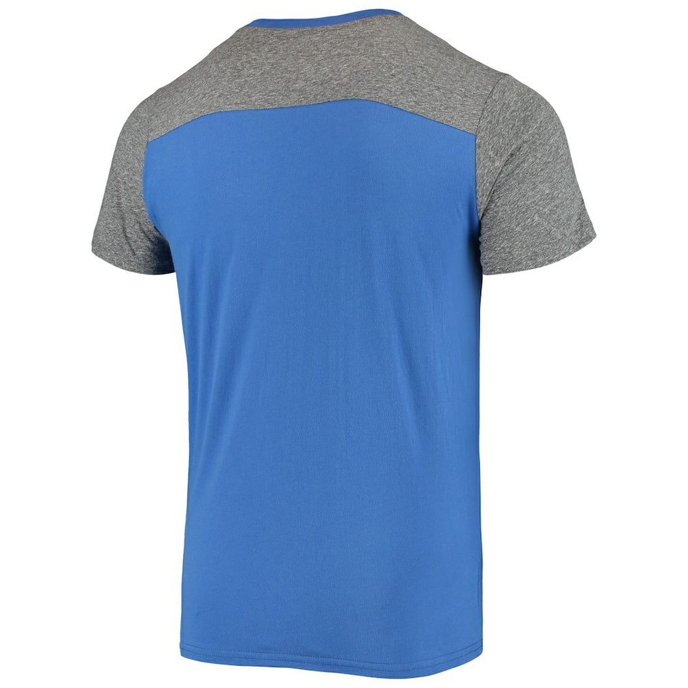 Buffalo Bills Majestic Threads Gridiron Classics Field Goal Slub T-Shirt Royal/Heathered Gray - NFL