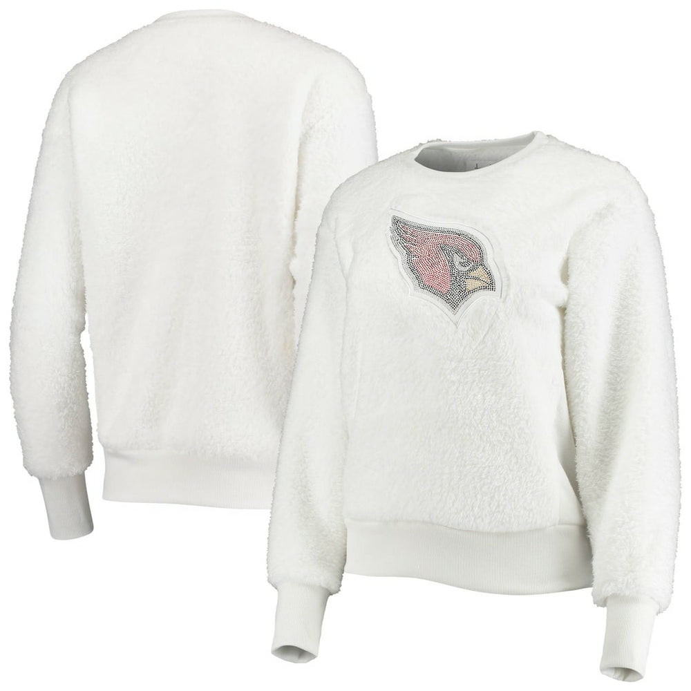 Arizona Cardinals Touch Women's Milestone Tracker Pullover Sweatshirt White - NFL