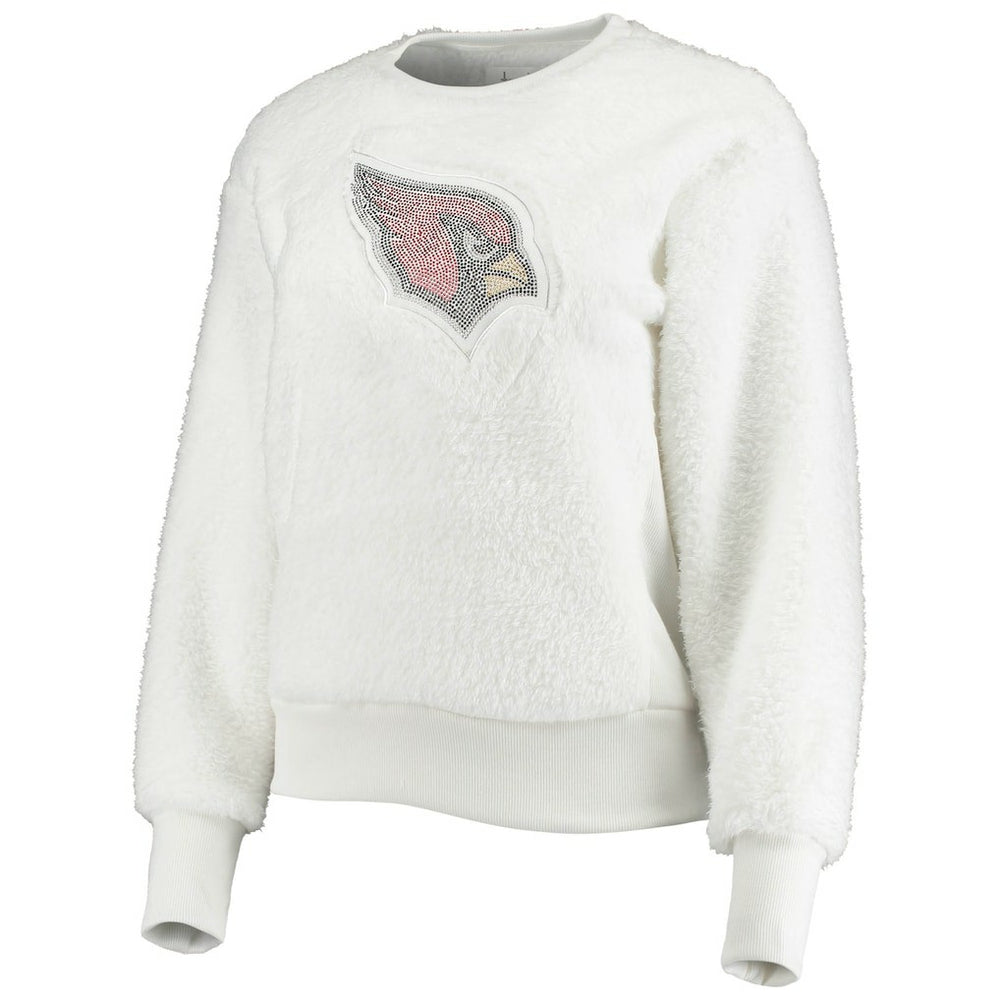 Arizona Cardinals Touch Women's Milestone Tracker Pullover Sweatshirt White - NFL