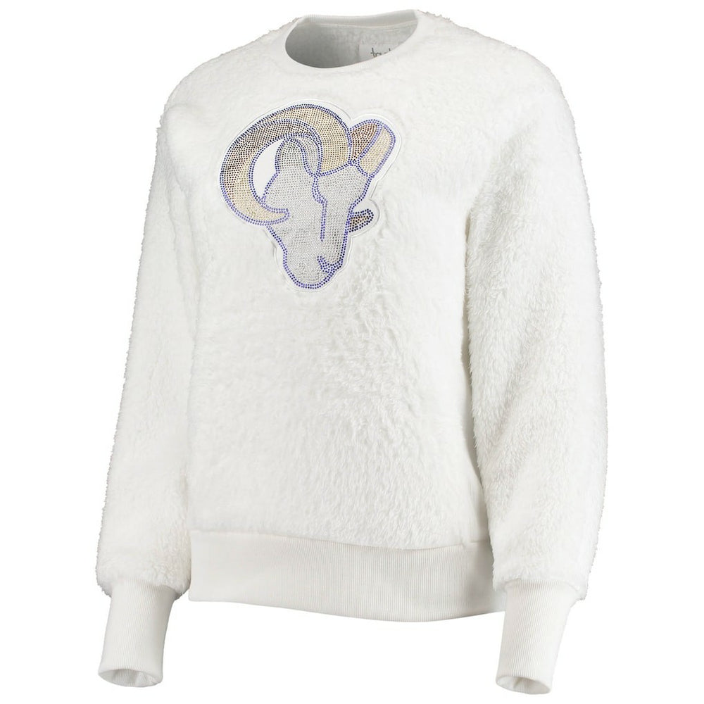 Los Angeles Rams Touch Women's Milestone Tracker Pullover Sweatshirt White - NFL