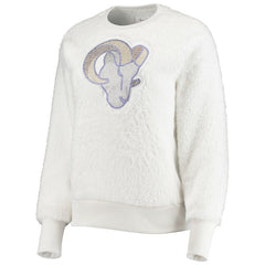 Los Angeles Rams Touch Women's Milestone Tracker Pullover Sweatshirt White - NFL