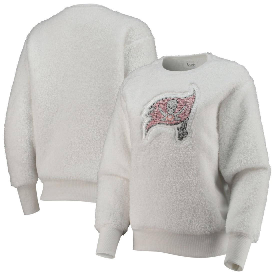 Tampa Bay Buccaneers Touch Women's Milestone Tracker Pullover Sweatshirt White - NFL