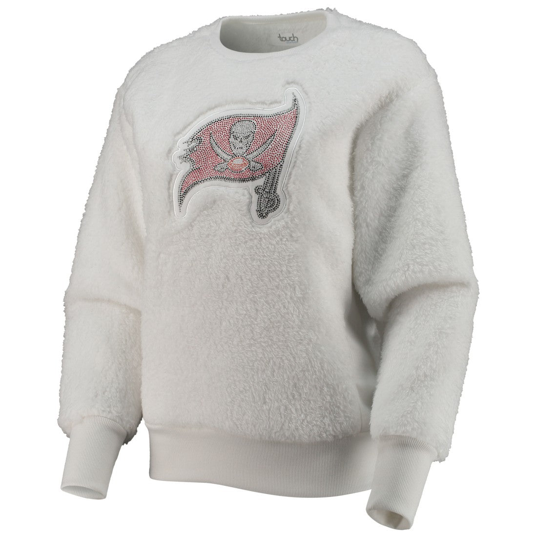 Tampa Bay Buccaneers Touch Women's Milestone Tracker Pullover Sweatshirt White - NFL