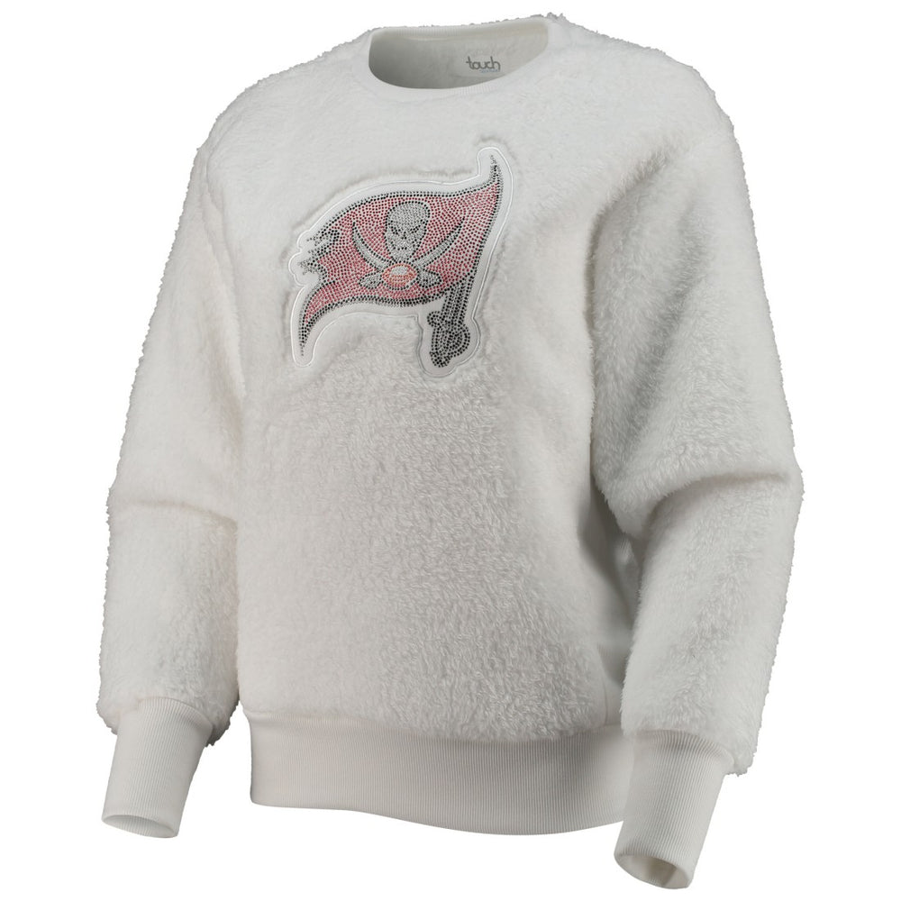 Tampa Bay Buccaneers Touch Women's Milestone Tracker Pullover Sweatshirt White - NFL
