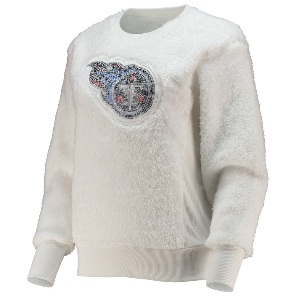 Tennessee Titans Touch Women's Milestone Tracker Pullover Sweatshirt White - NFL