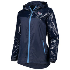 Tennessee Titans G-III 4Her by Carl Banks Women's Double-Coverage Full-Zip Hoodie Jacket Navy - NFL