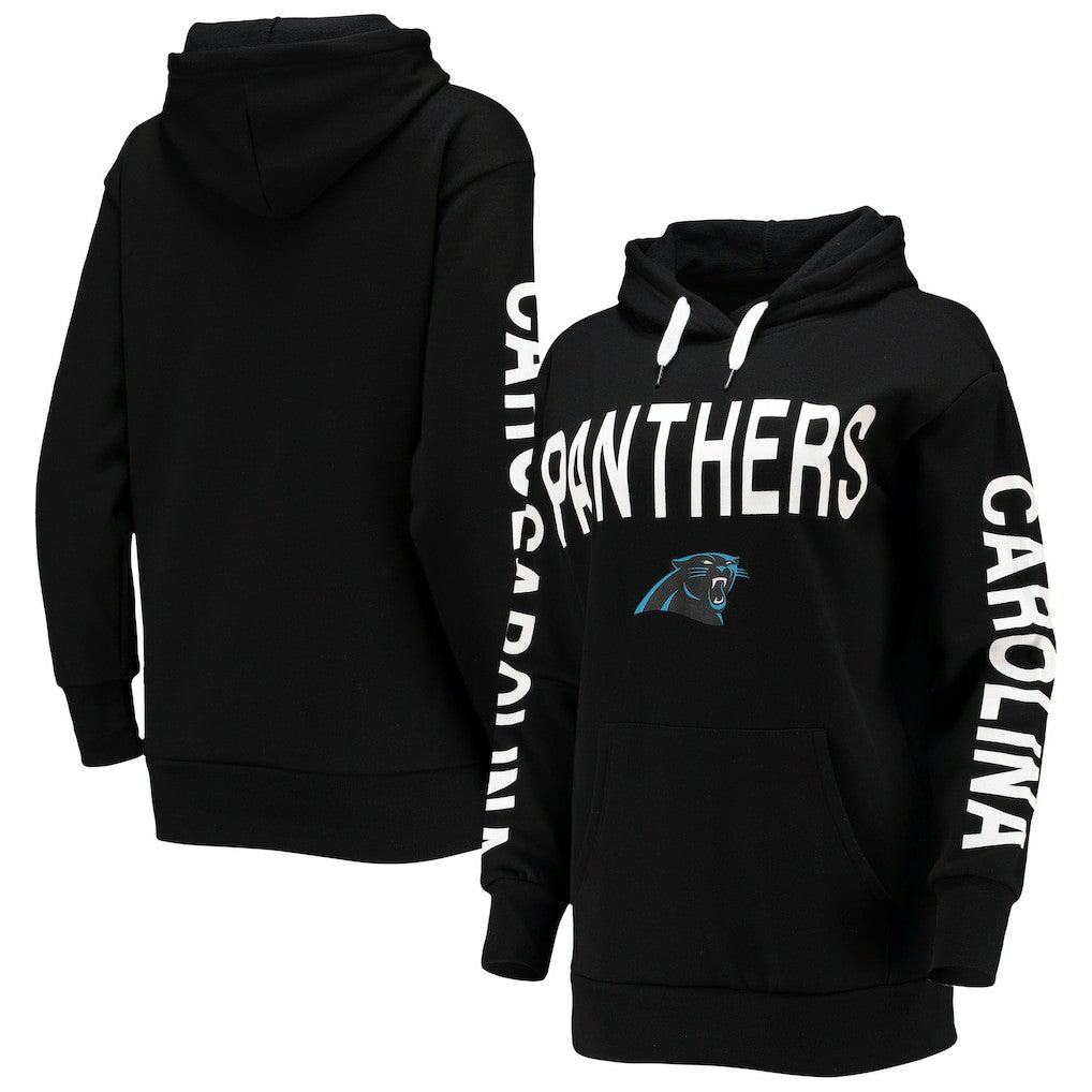 Carolina Panthers G-III 4Her by Carl Banks Women's Extra Point Pullover Hoodie Black - NFL