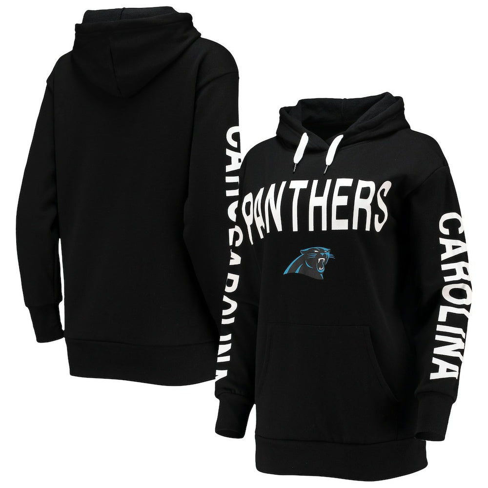 Carolina Panthers G-III 4Her by Carl Banks Women's Extra Point Pullover Hoodie Black - NFL