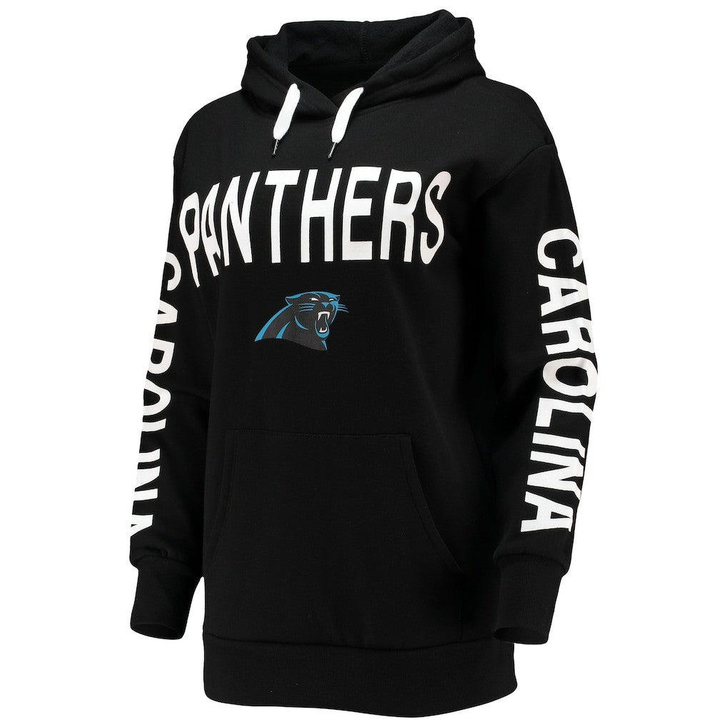 Carolina Panthers G-III 4Her by Carl Banks Women's Extra Point Pullover Hoodie Black - NFL