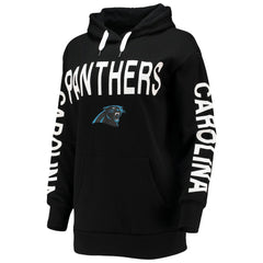 Carolina Panthers G-III 4Her by Carl Banks Women's Extra Point Pullover Hoodie Black - NFL