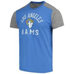 Los Angeles Rams Majestic Threads Field Goal Slub T-Shirt Royal/Gray - NFL