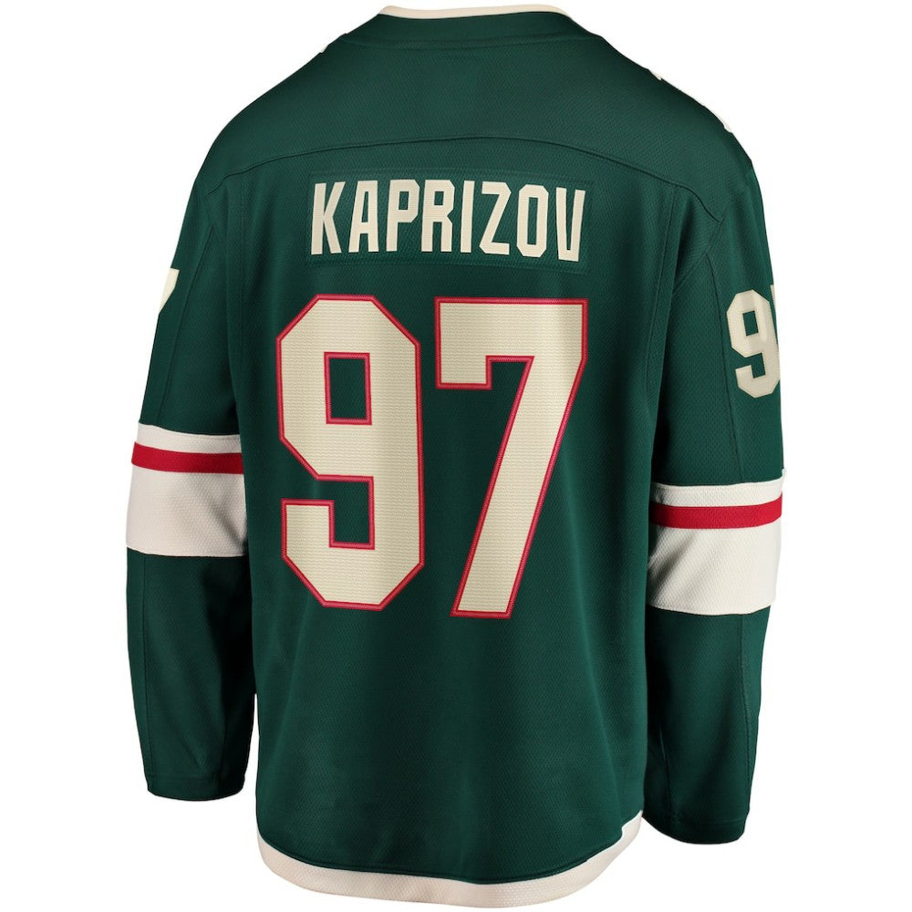 Kirill Kaprizov Minnesota Wild Fanatics Home Breakaway Replica Jersey - Green | NHL Jerseys