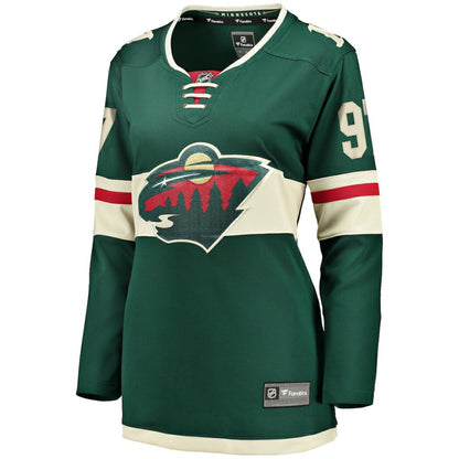 Kirill Kaprizov Minnesota Wild Fanatics Women's Home Breakaway Replica Jersey - Green | NHL Jerseys