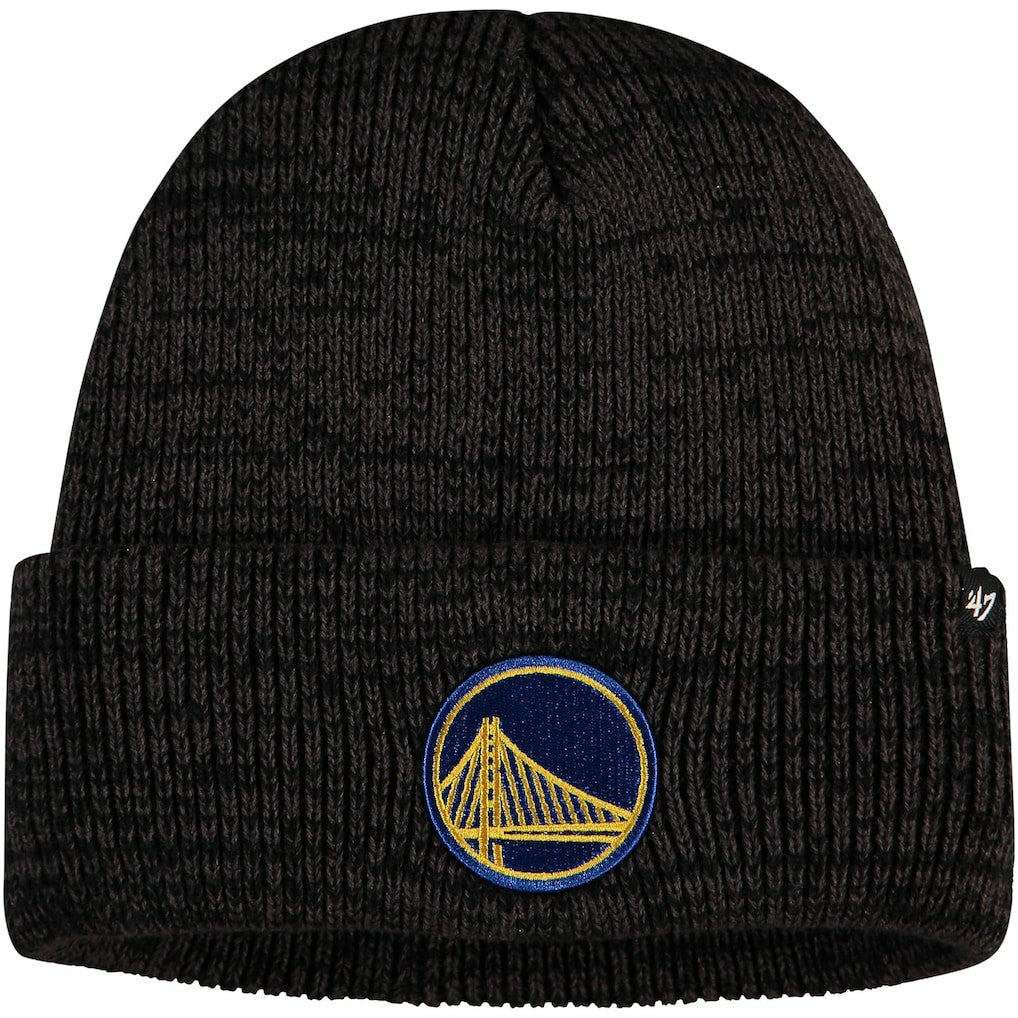 47 brand - Golden State Warriors '47 Brain Freeze Cuffed Knit Hat - Black