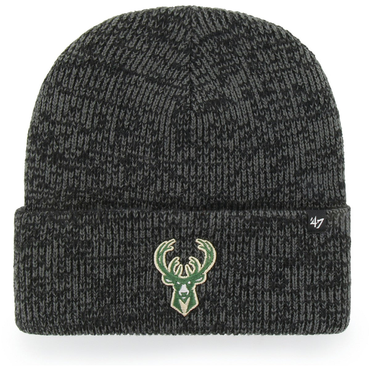 47 brand - Milwaukee Bucks '47 Brain Freeze Cuffed Knit Hat - Black