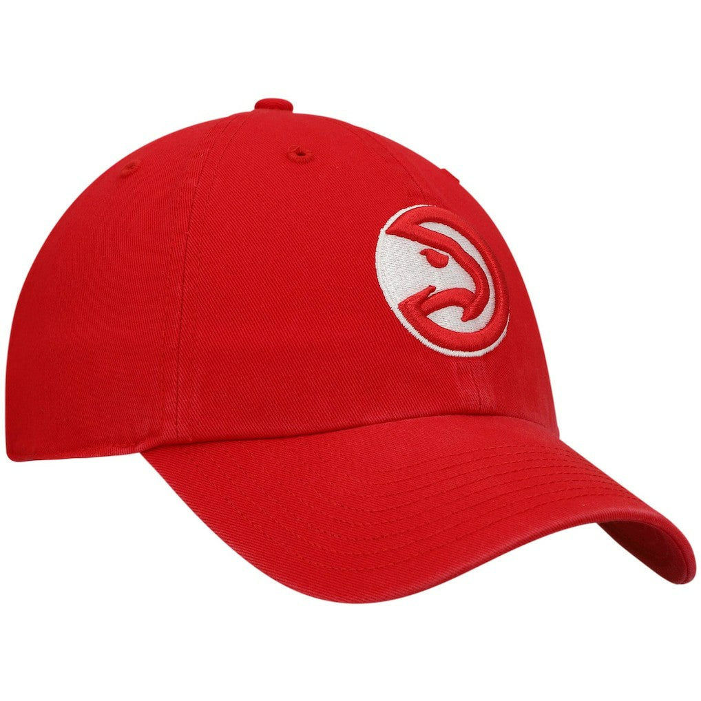 47 brand - Atlanta Hawks '47 Core Logo Clean Up Adjustable Hat - Red