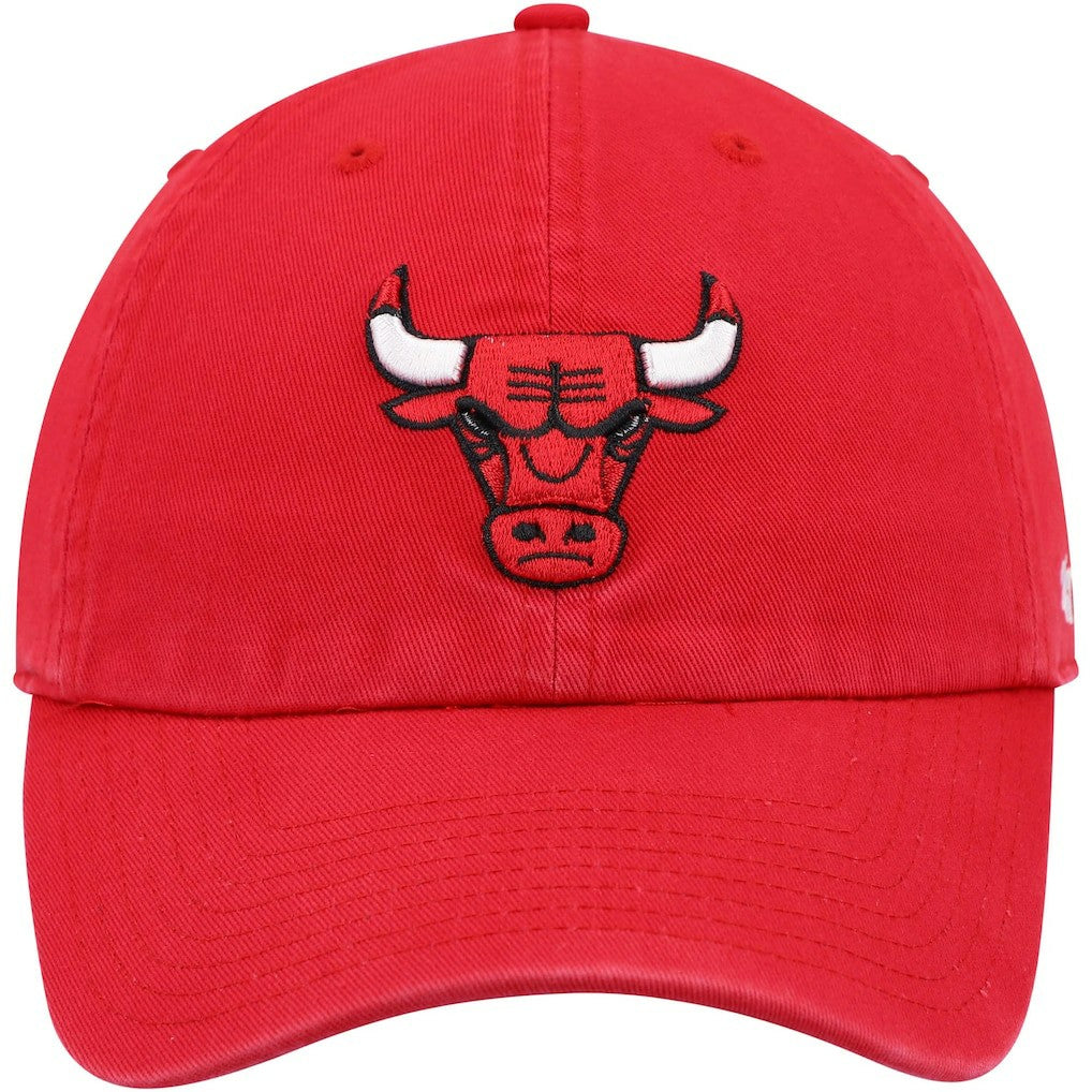 47 brand - Chicago Bulls '47 Core Logo Clean Up Adjustable Hat - Red