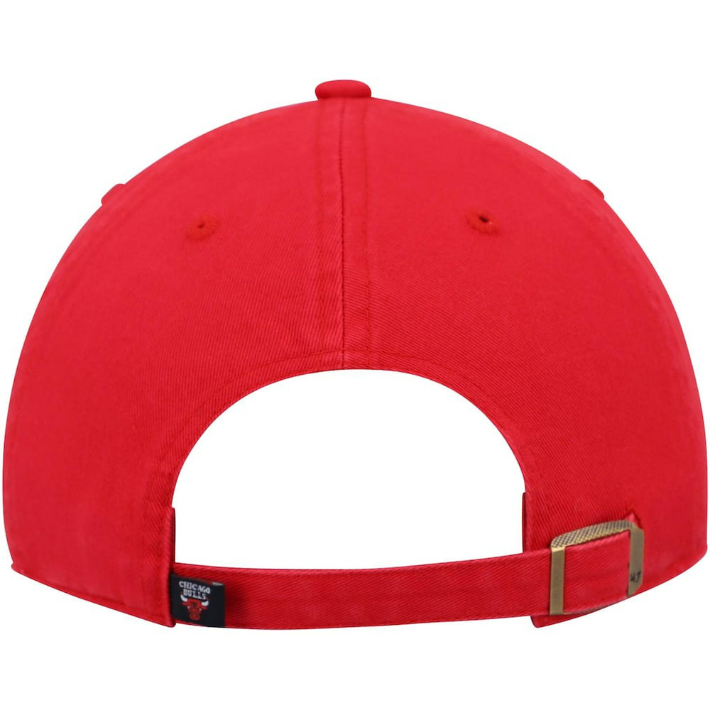 47 brand - Chicago Bulls '47 Core Logo Clean Up Adjustable Hat - Red