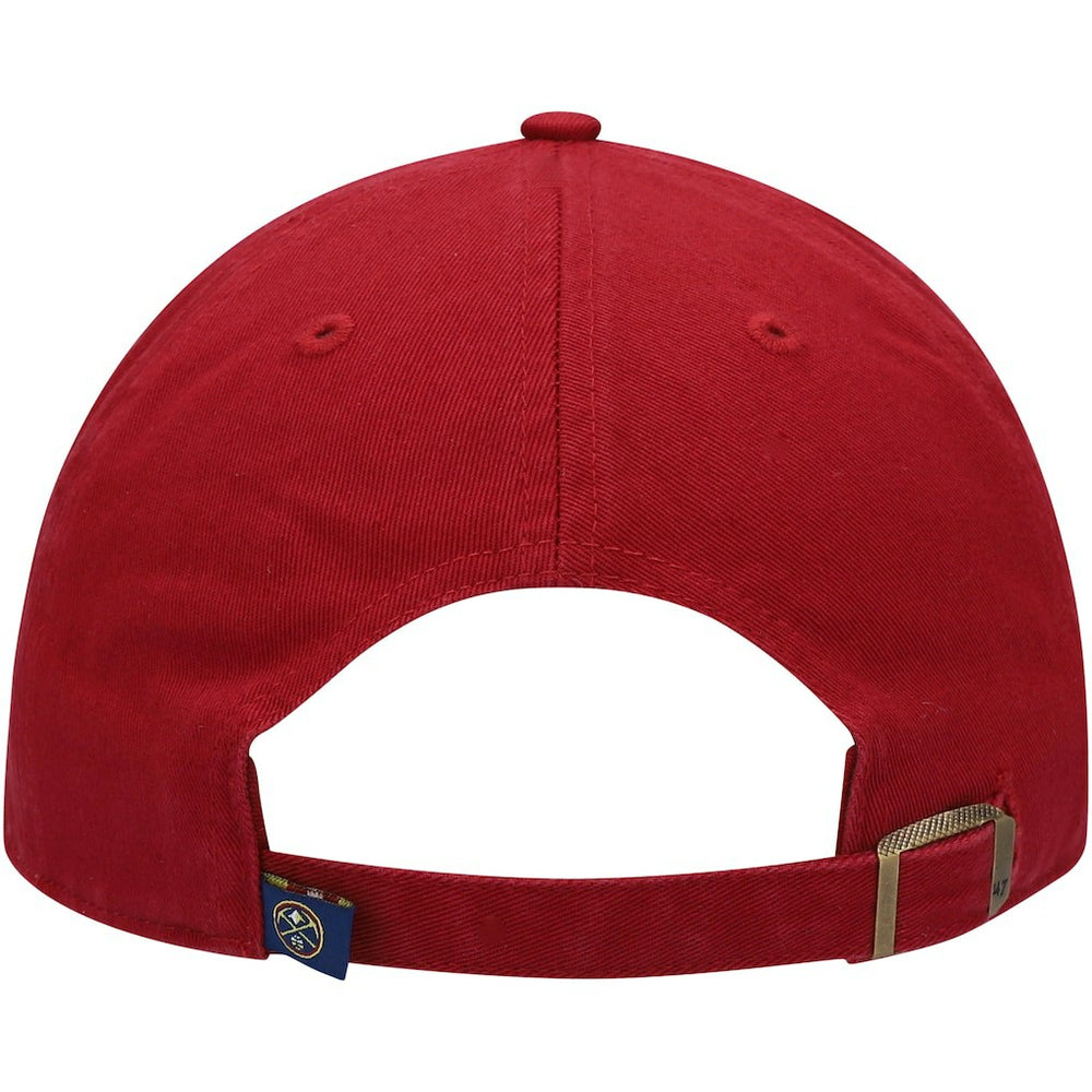 47 brand - Denver Nuggets '47 Core Logo Clean Up Adjustable Hat - Red