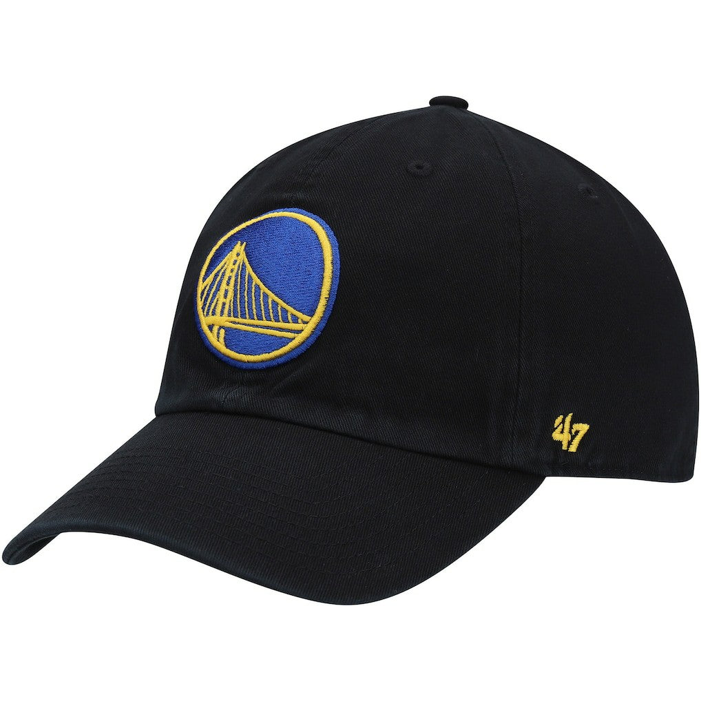 47 brand - Golden State Warriors '47 Core Logo Clean Up Adjustable Hat - Black