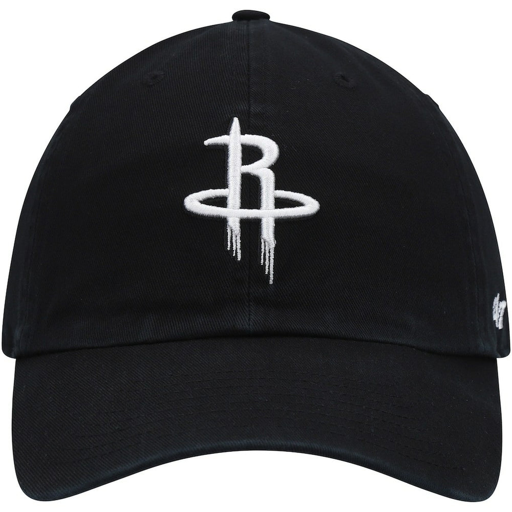 47 brand - Houston Rockets '47 Core Logo Clean Up Adjustable Hat - Black