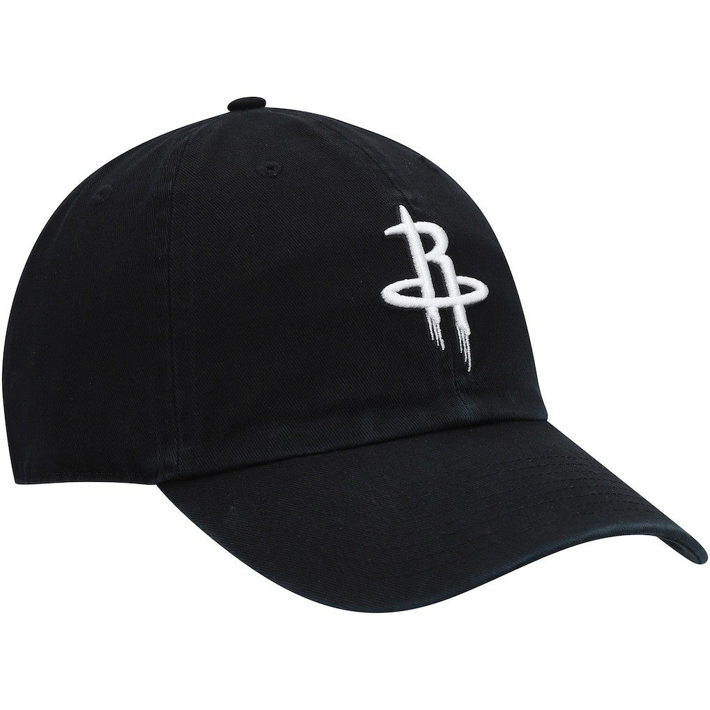 47 brand - Houston Rockets '47 Core Logo Clean Up Adjustable Hat - Black