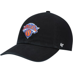 47 brand - New York Knicks '47 Core Logo Clean Up Adjustable Hat - Black