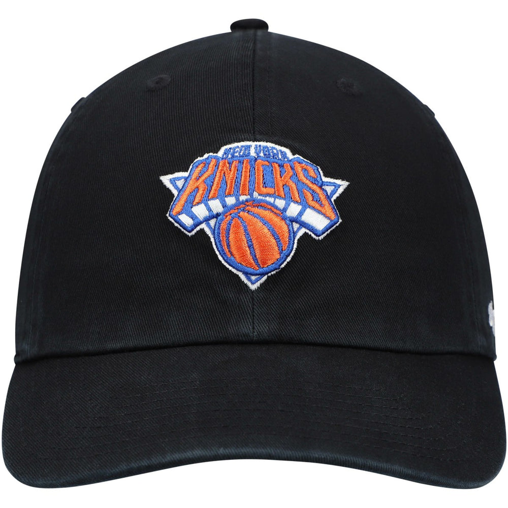 47 brand - New York Knicks '47 Core Logo Clean Up Adjustable Hat - Black