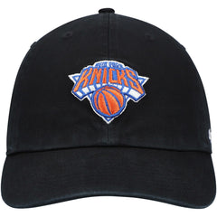 47 brand - New York Knicks '47 Core Logo Clean Up Adjustable Hat - Black
