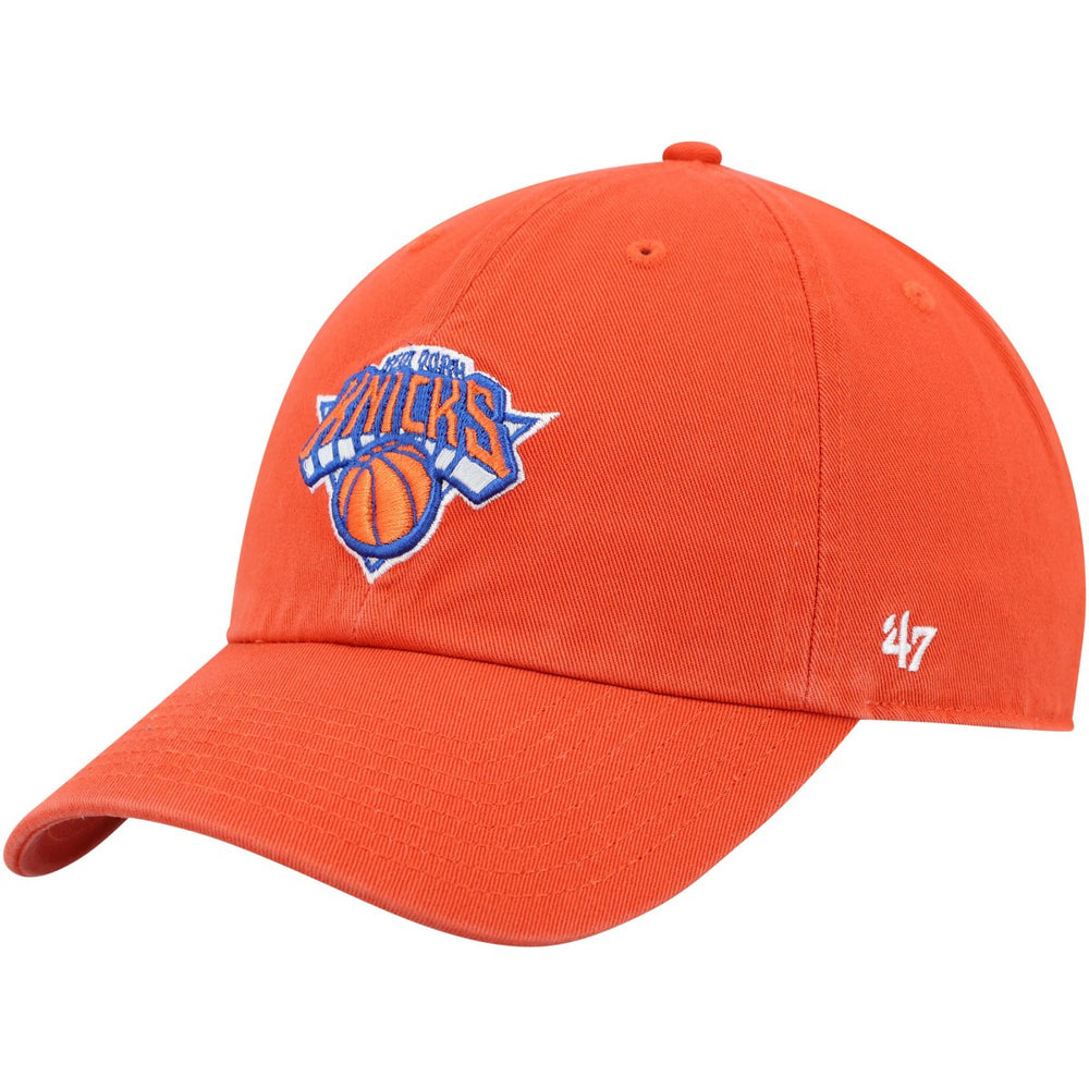 47 brand - New York Knicks '47 Core Logo Clean Up Adjustable Hat - Orange