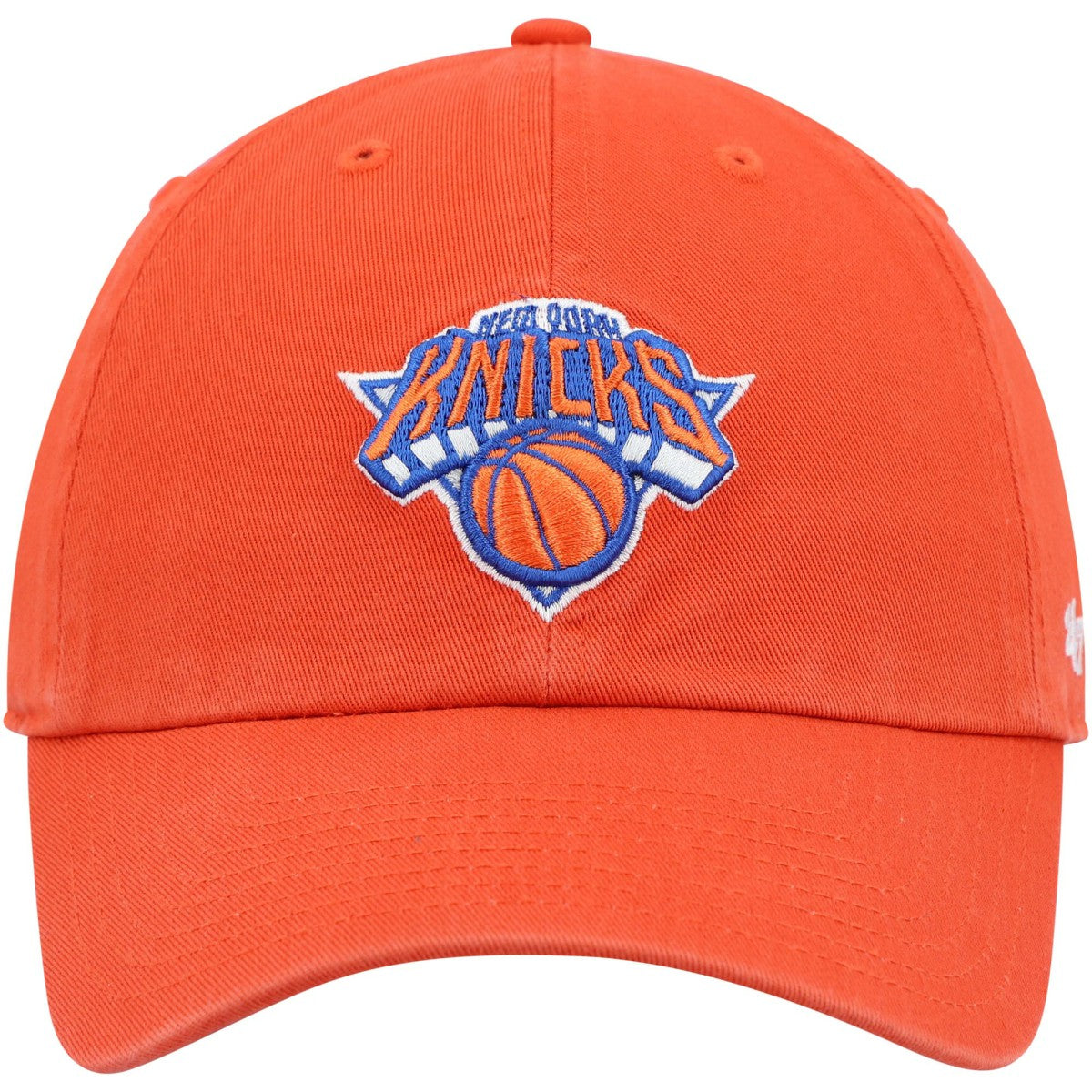 47 brand - New York Knicks '47 Core Logo Clean Up Adjustable Hat - Orange