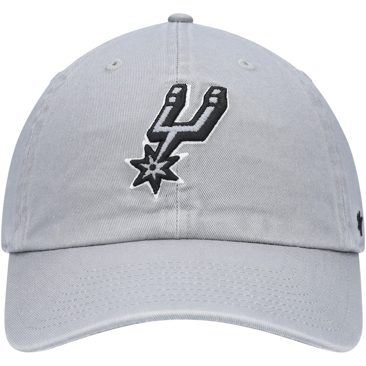 47 brand - San Antonio Spurs '47 Core Logo Clean Up Adjustable Hat - Gray