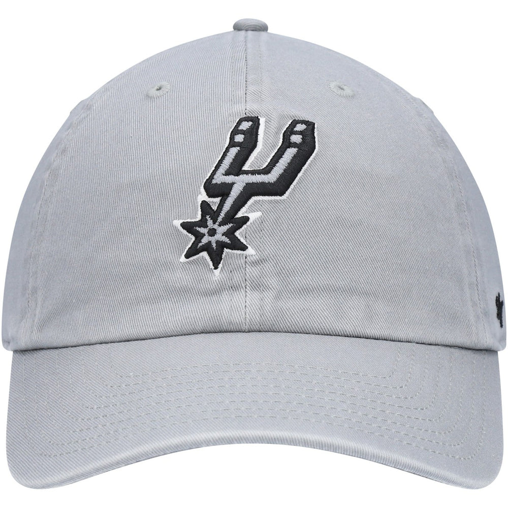 47 brand - San Antonio Spurs '47 Core Logo Clean Up Adjustable Hat - Gray
