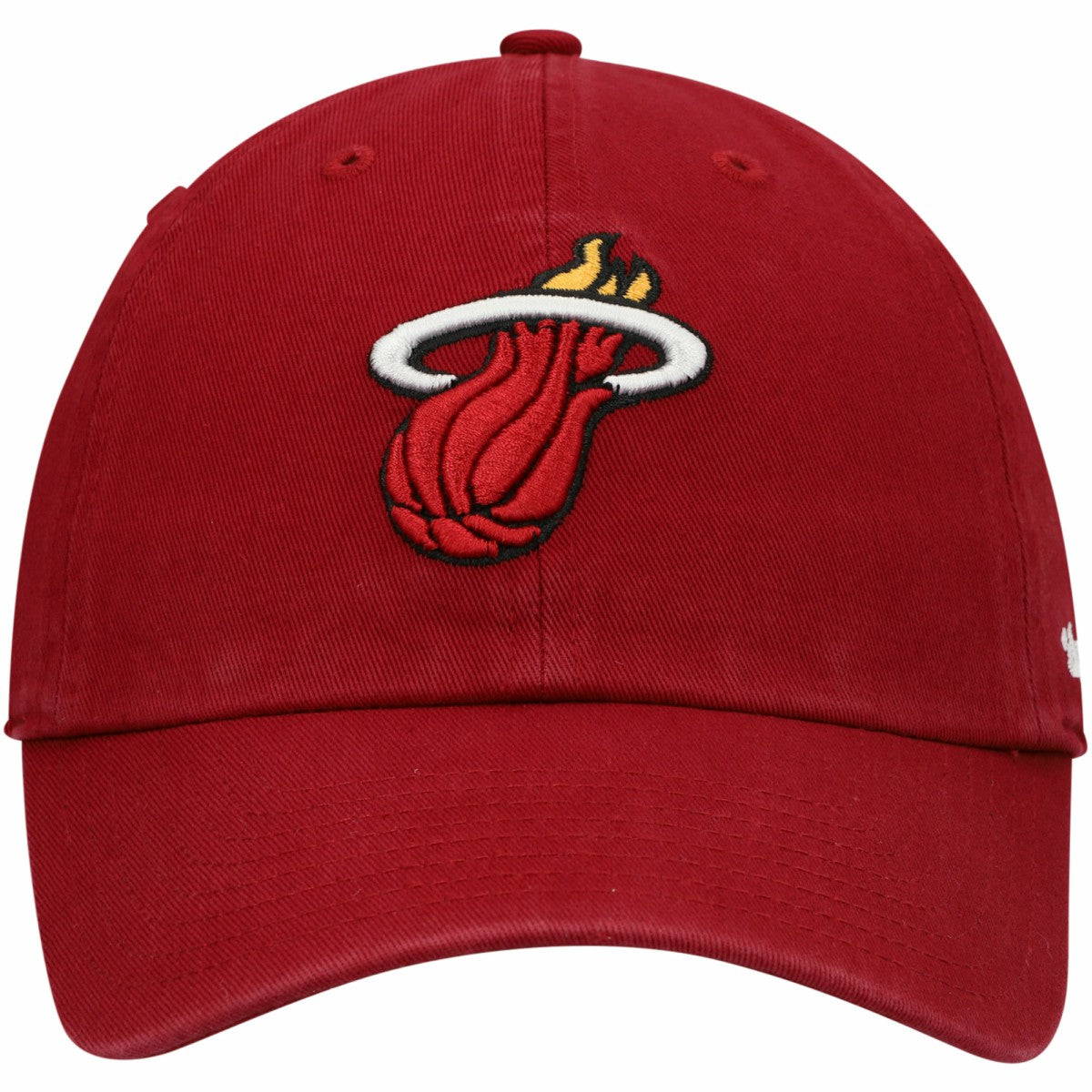 47 brand - Miami Heat '47 Core Logo Clean Up Adjustable Hat - Red