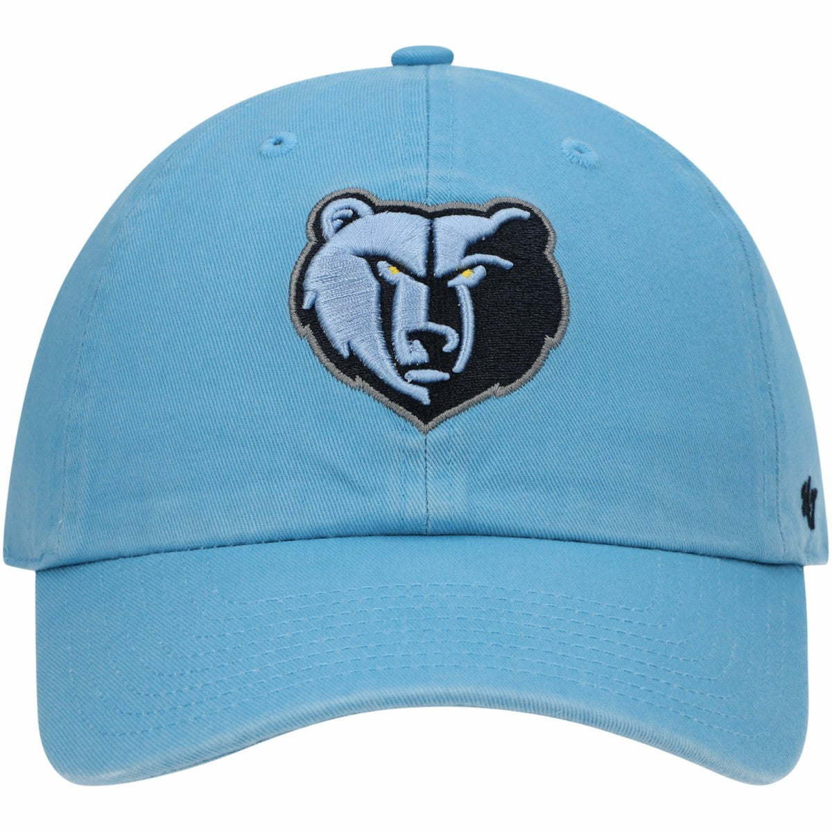 47 brand - Memphis Grizzlies '47 Core Logo Clean Up Adjustable Hat - Light Blue
