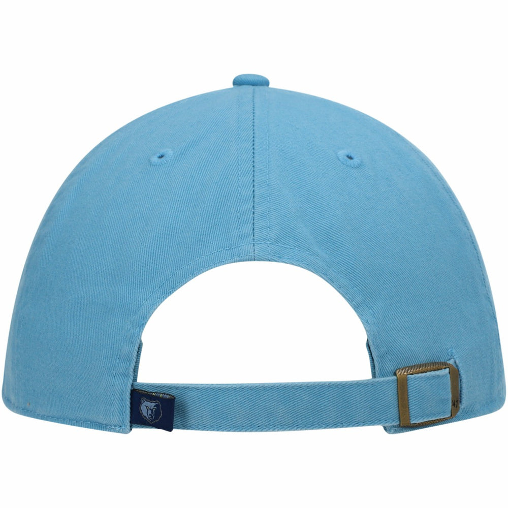47 brand - Memphis Grizzlies '47 Core Logo Clean Up Adjustable Hat - Light Blue