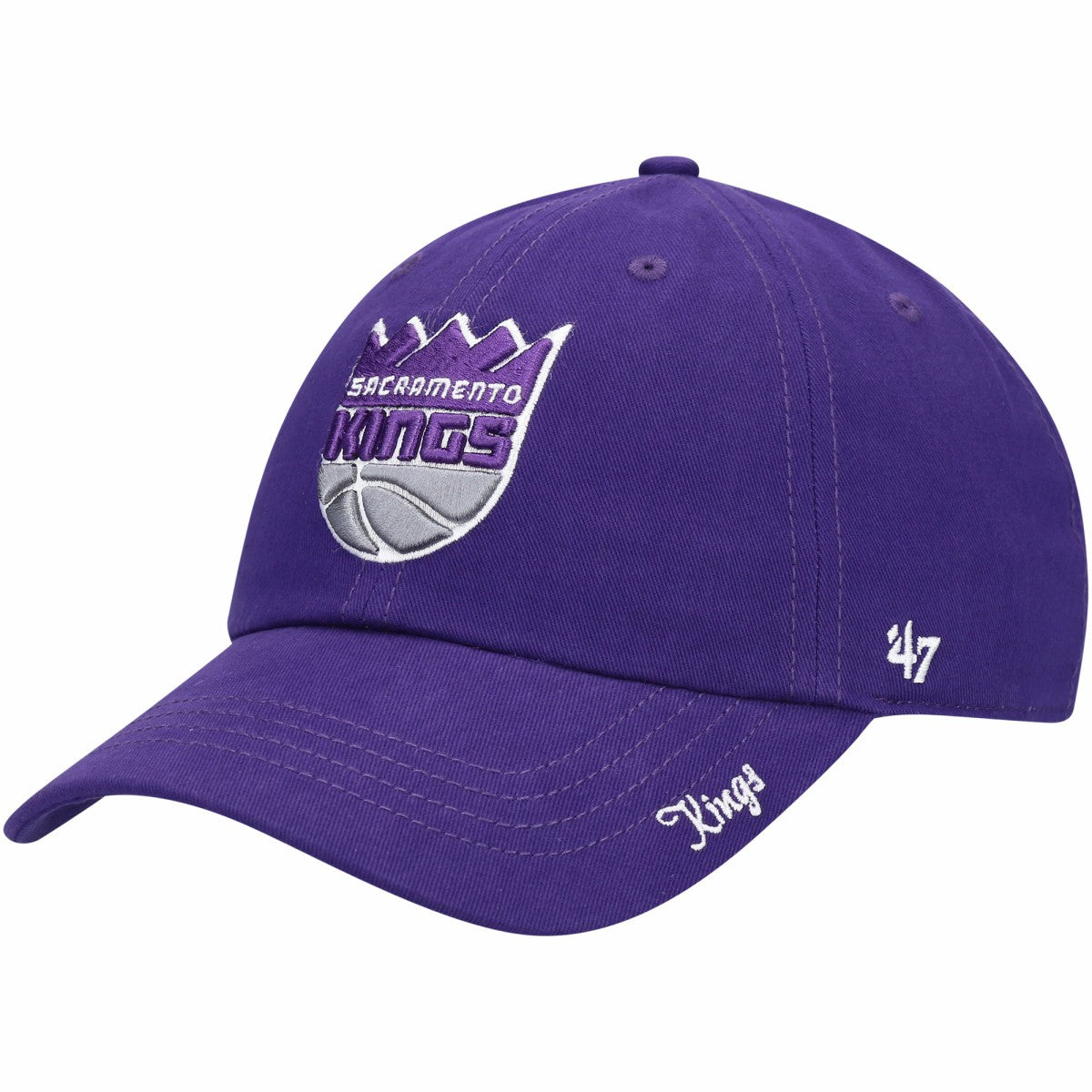 47 brand - Sacramento Kings '47 Women's Miata Clean Up Logo Adjustable Hat - Purple