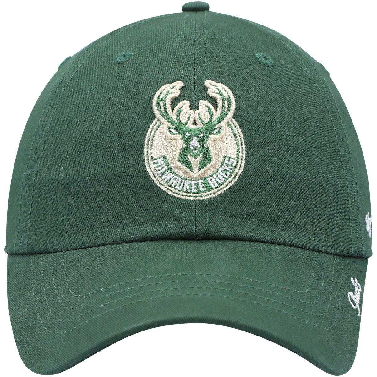 47 brand - Milwaukee Bucks '47 Women's Miata Clean Up Logo Adjustable Hat - Hunter Green